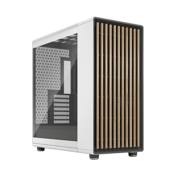 Fractal Design North XL Full Tower Case Chalk White Tempered Glass (3x 140mm Non RGB Fans Included) - Anigma
